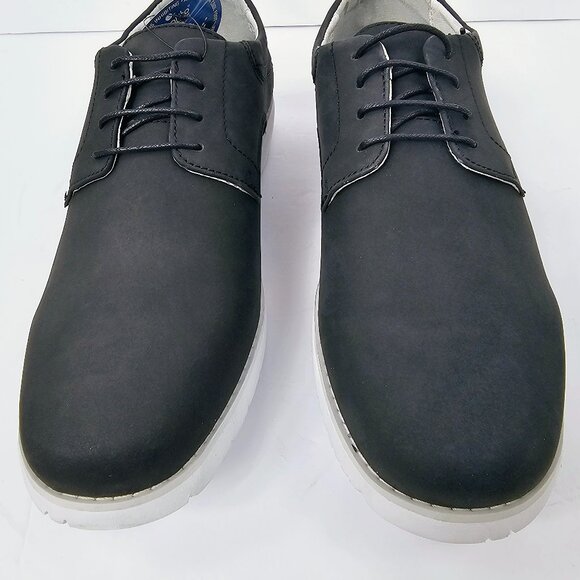 Propet Men's Grisham Black Nubuck Leather Casual Lace Up Oxfords Size 8.5 NWTF - Picture 3 of 13